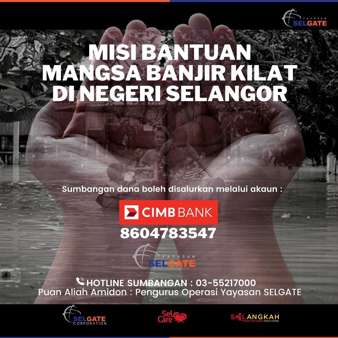MISI BANTUAN MANGSA BANJIR KILAT DI NEGERI SELANGOR